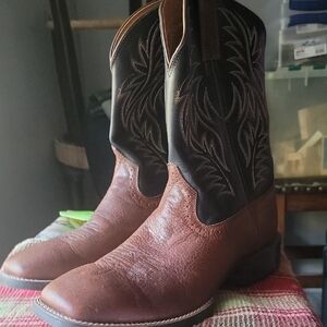 Ariat Two-Tone Brown Western Boots